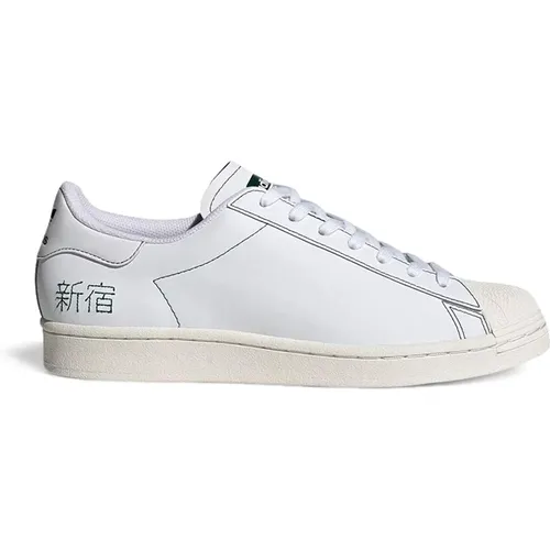 Weiße Sneakers , Damen, Größe: 38 1/2 EU - Adidas - Modalova