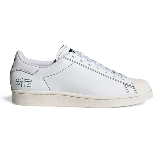 Weiße Sneakers , Damen, Größe: 39 1/2 EU - Adidas - Modalova
