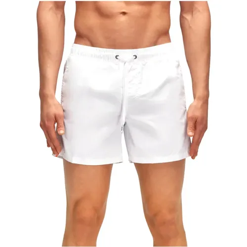 Weiße Meer Shorts Herren Synthetisch , Herren, Größe: L - Sundek - Modalova