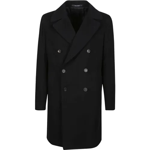 N5051 Nero Coat - Stylish and Elegant Outerwear , male, Sizes: M - Tagliatore - Modalova