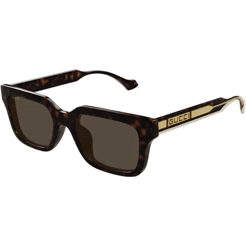 Havana Sunglasses Gg1732S , male, Sizes: 55 MM - Gucci - Modalova