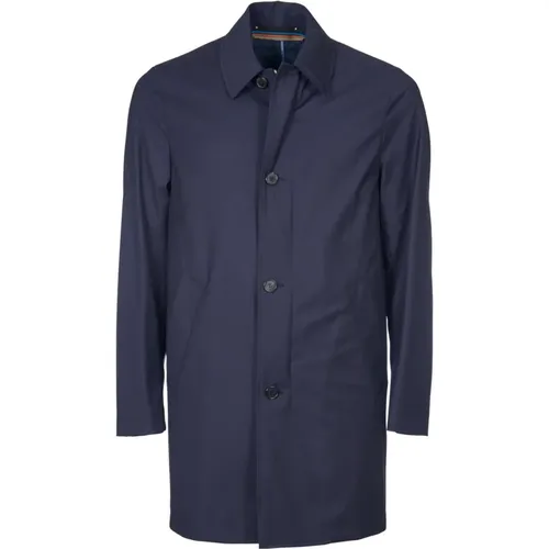 Wool Trench Coat Aw24 , male, Sizes: M, XL, L, S - PS By Paul Smith - Modalova