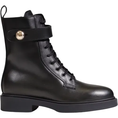 Army Boot Herbst/Winter Kollektion Leder , Damen, Größe: 37 EU - Furla - Modalova