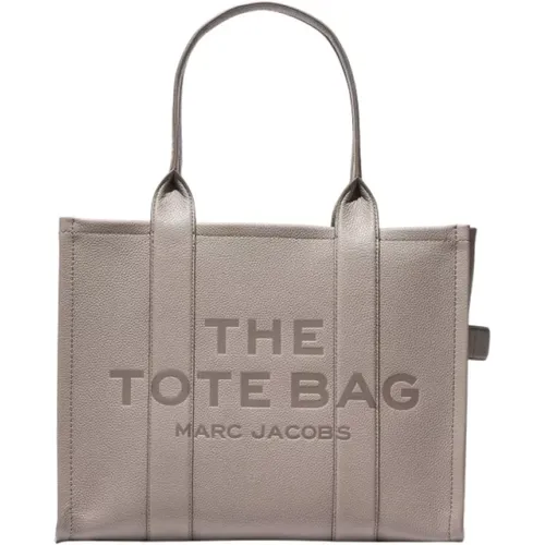 Strukturierte Leder Shopper Tasche mit Logo - Marc Jacobs - Modalova