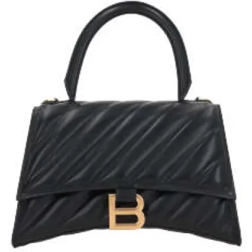 Quilted Handbag with Gold Hardware , female, Sizes: ONE SIZE - Balenciaga - Modalova