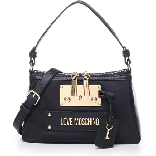 Cotton Elastan Bags , female, Sizes: ONE SIZE - Love Moschino - Modalova