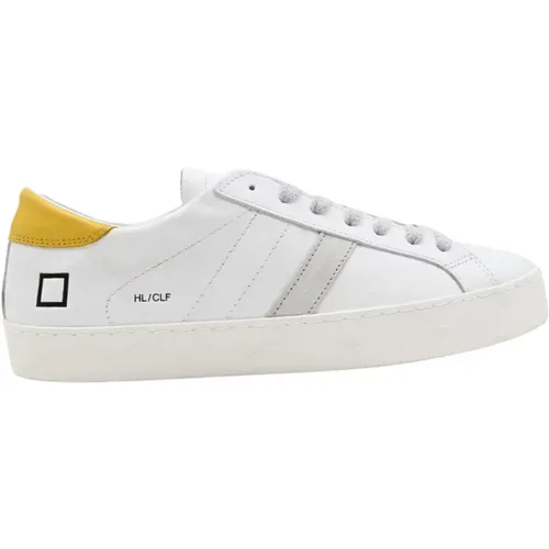 Low Calf Yellow Sneakers , male, Sizes: 9 UK - D.a.t.e. - Modalova