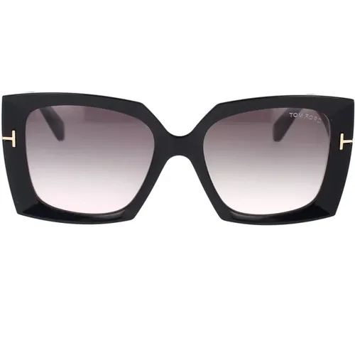 Quadratische Sonnenbrille Jacquetta 01B , unisex, Größe: 54 MM - Tom Ford - Modalova