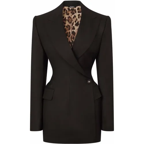 Upgrade Your Look with this Women`s N0000 Giacca Blazer , female, Sizes: S - Dolce & Gabbana - Modalova