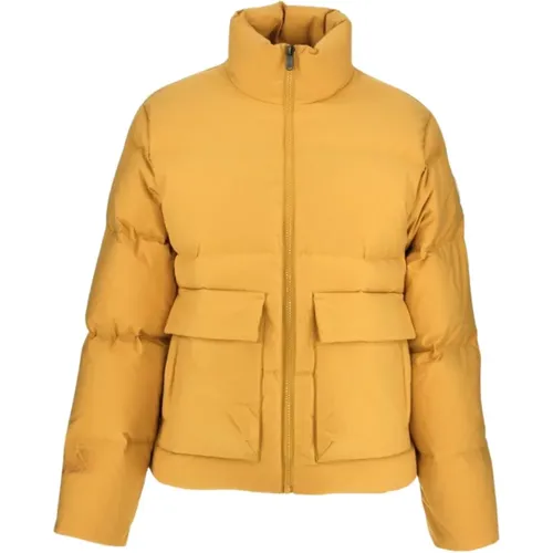 Warme Winterjacke - Gelber Puffer , Damen, Größe: 2XL - JOTT - Modalova