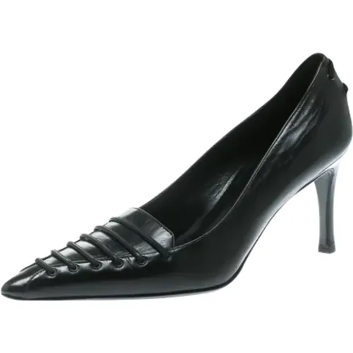 Pre-owned Leather heels , female, Sizes: 1 UK - Gucci Vintage - Modalova