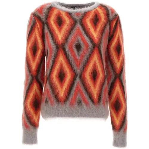 Geometric Jacquard Sweater in MultiColours , female, Sizes: M, 2XS, S, XS - ETRO - Modalova