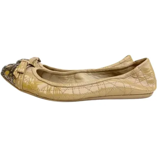 Pre-owned Leather flats , female, Sizes: 5 UK - Dior Vintage - Modalova