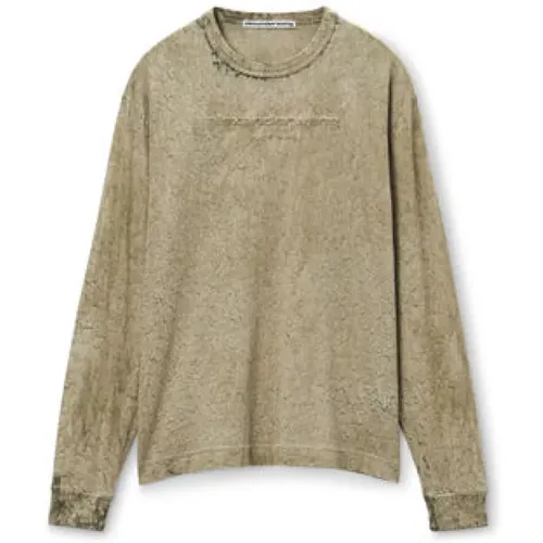 Langarm Pullover Moos Spritzer - alexander wang - Modalova