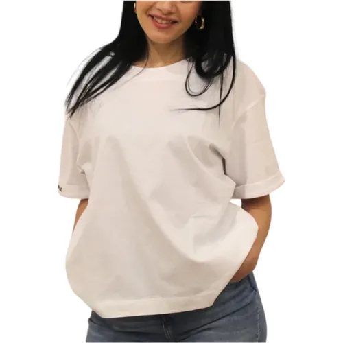 Kurzarm T-Shirt , Damen, Größe: M - GAS - Modalova