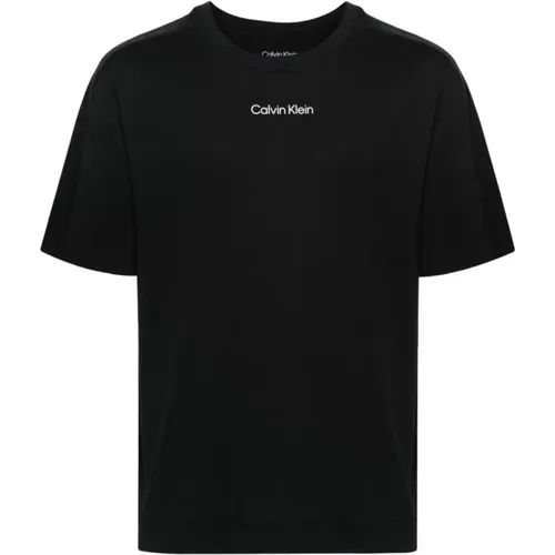 Herren T-Shirt Frühling/Sommer Kollektion , Herren, Größe: L - Calvin Klein - Modalova