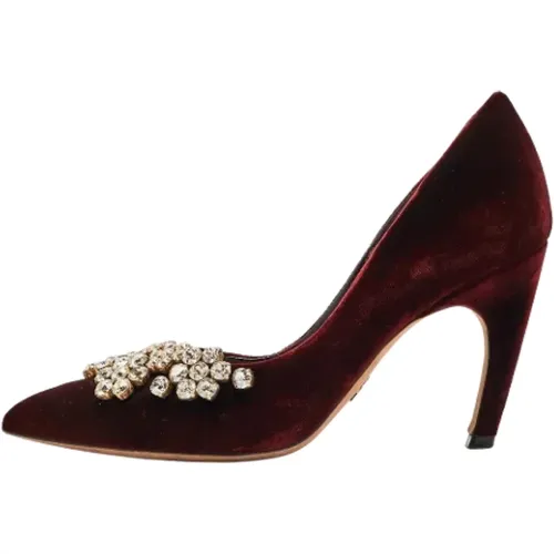 Pre-owned Velvet heels , female, Sizes: 3 UK - Dior Vintage - Modalova