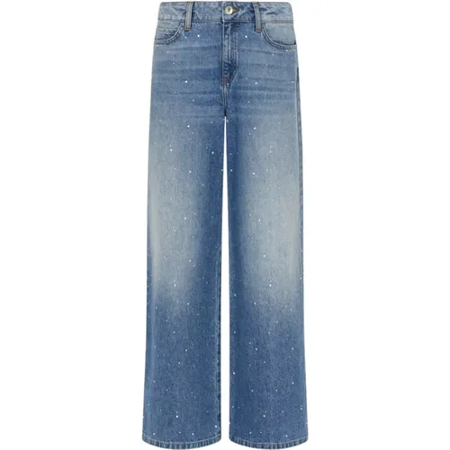 Ribes Jeans mit Strass-Verzierungen , Damen, Größe: XL - Marella - Modalova