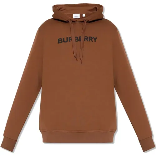 Cotton Sweatshirt with Logo Detail , male, Sizes: S - Burberry - Modalova