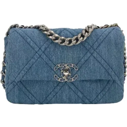 Pre-owned Denim crossbody-bags , female, Sizes: ONE SIZE - Chanel Vintage - Modalova