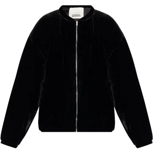 Velvet Bomber Jacket , female, Sizes: S, XS - Isabel marant - Modalova