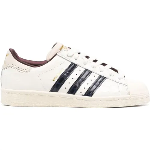 Wales Bonner Crocodile Print Low-Top Sneakers , female, Sizes: 4 1/2 UK, 3 1/2 UK, 5 1/2 UK, 5 UK, 4 UK, 6 UK - Adidas - Modalova