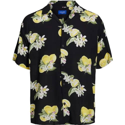 Tropisches Blumen Resort Kurzarmhemd - jack & jones - Modalova