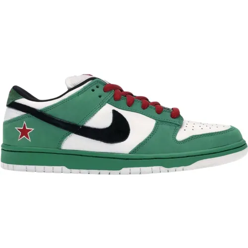 Heineken Dunk SB Low Limited Edition , male, Sizes: 9 UK, 7 UK, 6 1/2 UK, 8 UK, 8 1/2 UK, 10 1/2 UK, 10 UK - Nike - Modalova