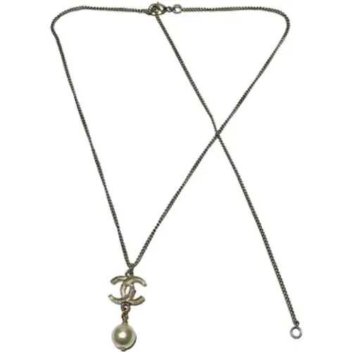 Pre-owned Metal necklaces , female, Sizes: ONE SIZE - Chanel Vintage - Modalova