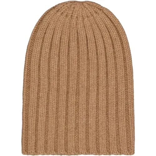 Alpaca Ribbed Beanie Hat , unisex, Sizes: ONE SIZE - Laneus - Modalova