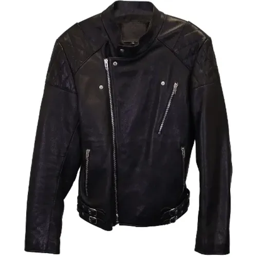 Pre-owned Leather outerwear , male, Sizes: 3XS - Alexander McQueen Pre-owned - Modalova