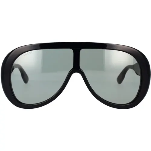 Zeitgemäße Oversized Sonnenbrille , Herren, Größe: ONE Size - Gucci - Modalova