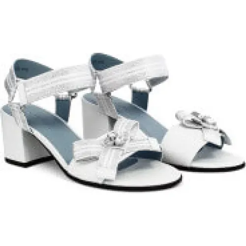 Inga High Heel Sandals - Silver , female, Sizes: 5 1/2 UK - Kennel & Schmenger - Modalova