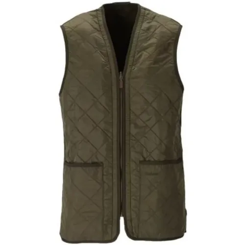 Quilted Vest with Fleece Interior , male, Sizes: S, L - Barbour - Modalova