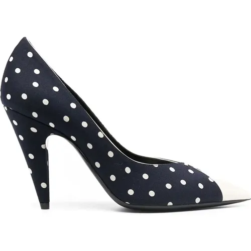 Polka Dot-Print Pumps Saint Laurent - Saint Laurent - Modalova