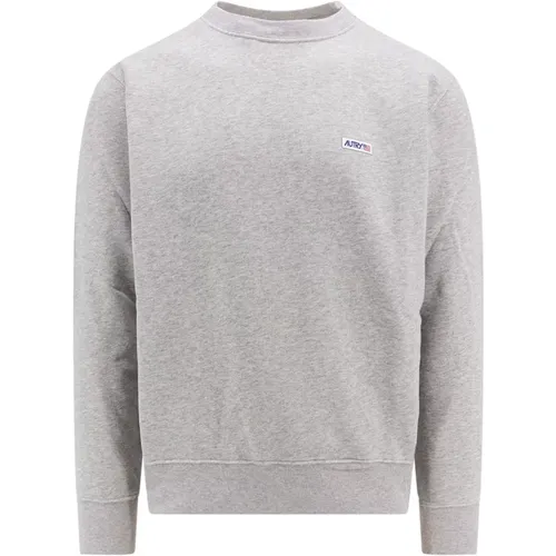 Baumwoll-Sweatshirt mit Logo-Patch , Herren, Größe: 2XL - Autry - Modalova