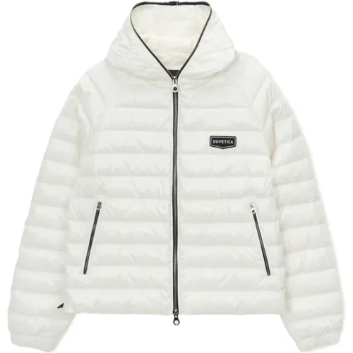 Hooded Down Jacket Aw23 , female, Sizes: L, 2XS - duvetica - Modalova