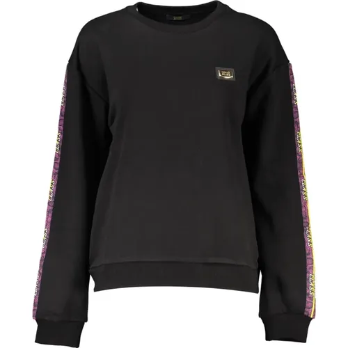 Chic Embellished Long Sleeve Sweatshirt , female, Sizes: XL, S, L, 2XL - Cavalli Class - Modalova