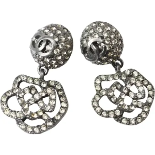 Pre-owned Metal earrings , female, Sizes: ONE SIZE - Chanel Vintage - Modalova