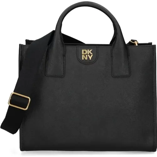 Schwarze Tote Tasche für Frauen - DKNY - Modalova