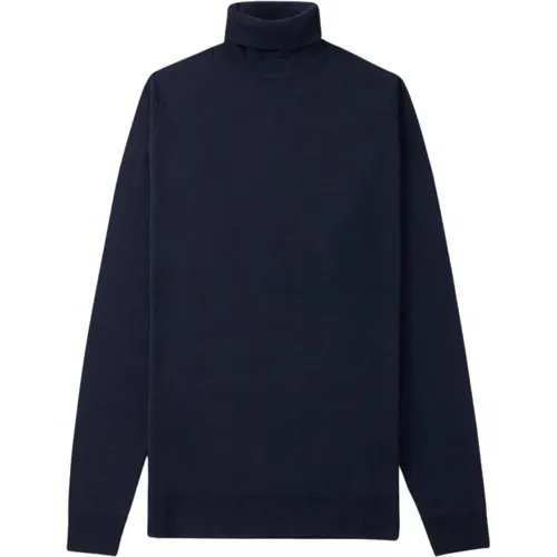 Midnight Rollneck Sweater , male, Sizes: L, XL - John Smedley - Modalova