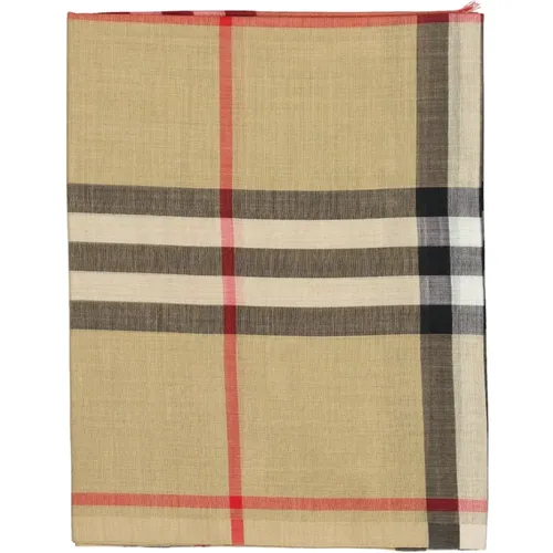 Kariertes Winterschal Burberry - Burberry - Modalova