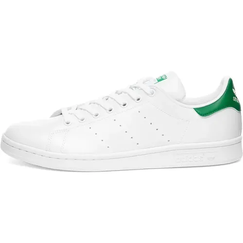 Stan Smith Weiße Grüne Sneakers , Herren, Größe: 37 1/3 EU - Adidas - Modalova