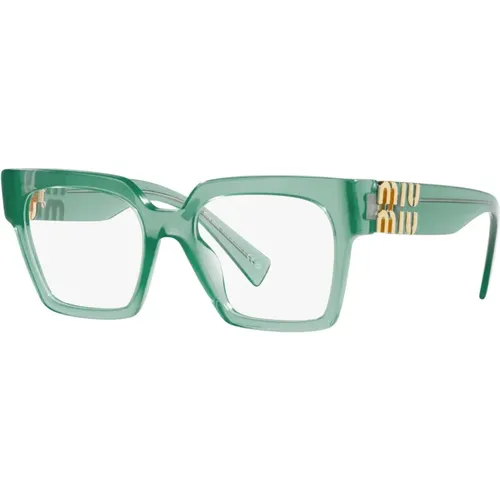 Opal Anise Eyewear Frames,Eyewear frames VMU 04Uv - Miu Miu - Modalova