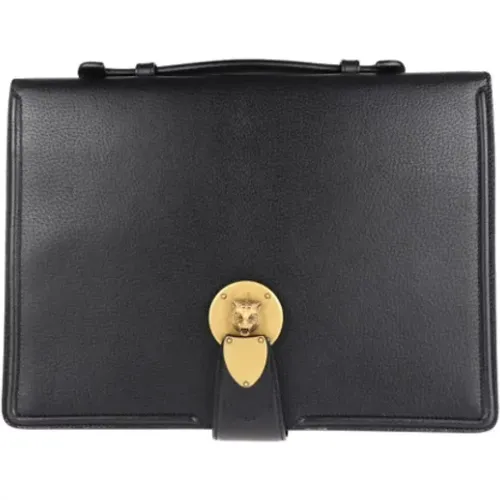 Pre-owned Leather Gucci Clutch , female, Sizes: ONE SIZE - Gucci Vintage - Modalova