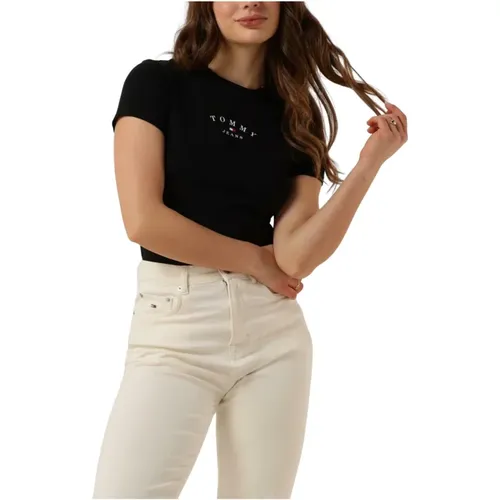 Essential Logo Damen Tops & T-Shirts , Damen, Größe: XS - Tommy Jeans - Modalova