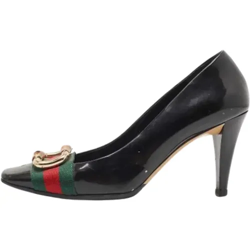 Pre-owned Leather heels , female, Sizes: 3 UK - Gucci Vintage - Modalova