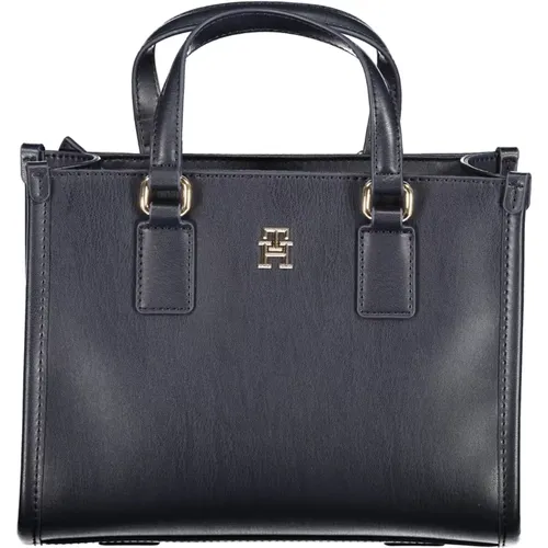 Blaue Damenhandtasche mit Verstellbarem Riemen - Tommy Hilfiger - Modalova