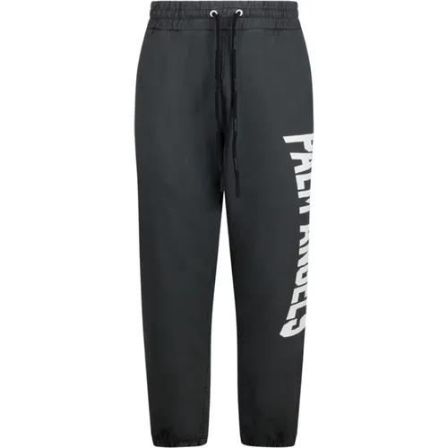 Grey Casual Trousers , male, Sizes: S - Palm Angels - Modalova