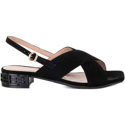 Suede Sandals , female, Sizes: 4 UK, 5 UK - Baldinini - Modalova